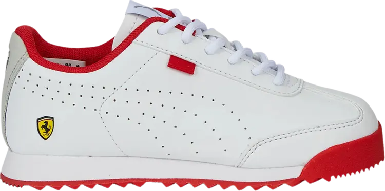 

Кроссовки Puma Scuderia Ferrari x Roma Via Little Kid White Red, белый