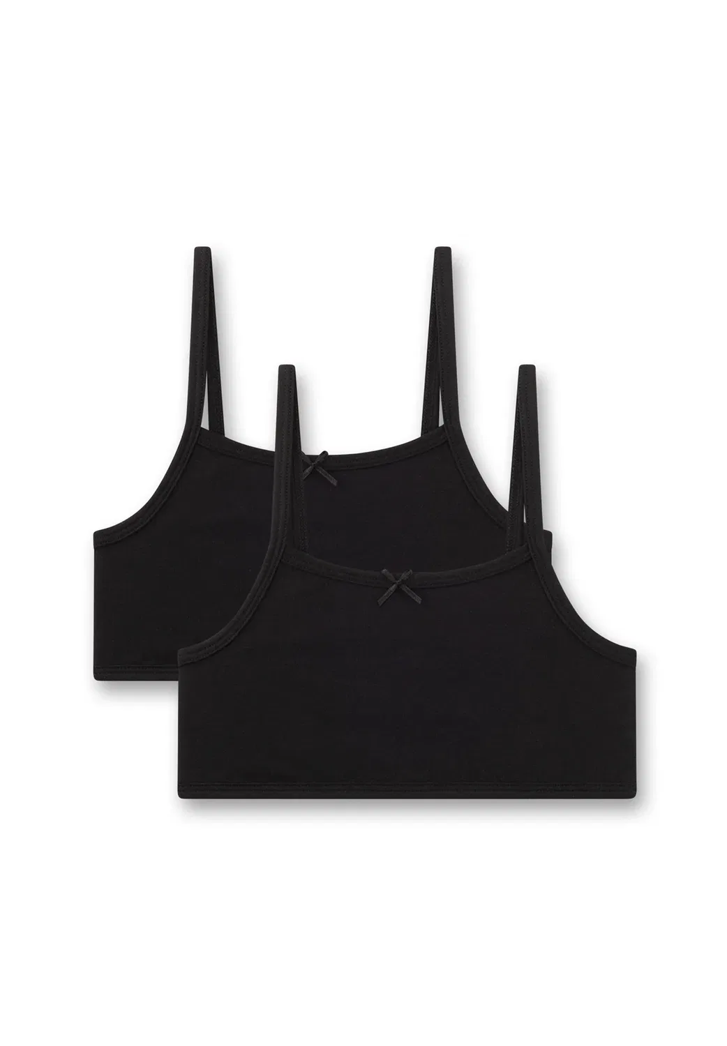 Mädchen-Bustier (doppelpack) - бюстье Sanetta, Schwarz