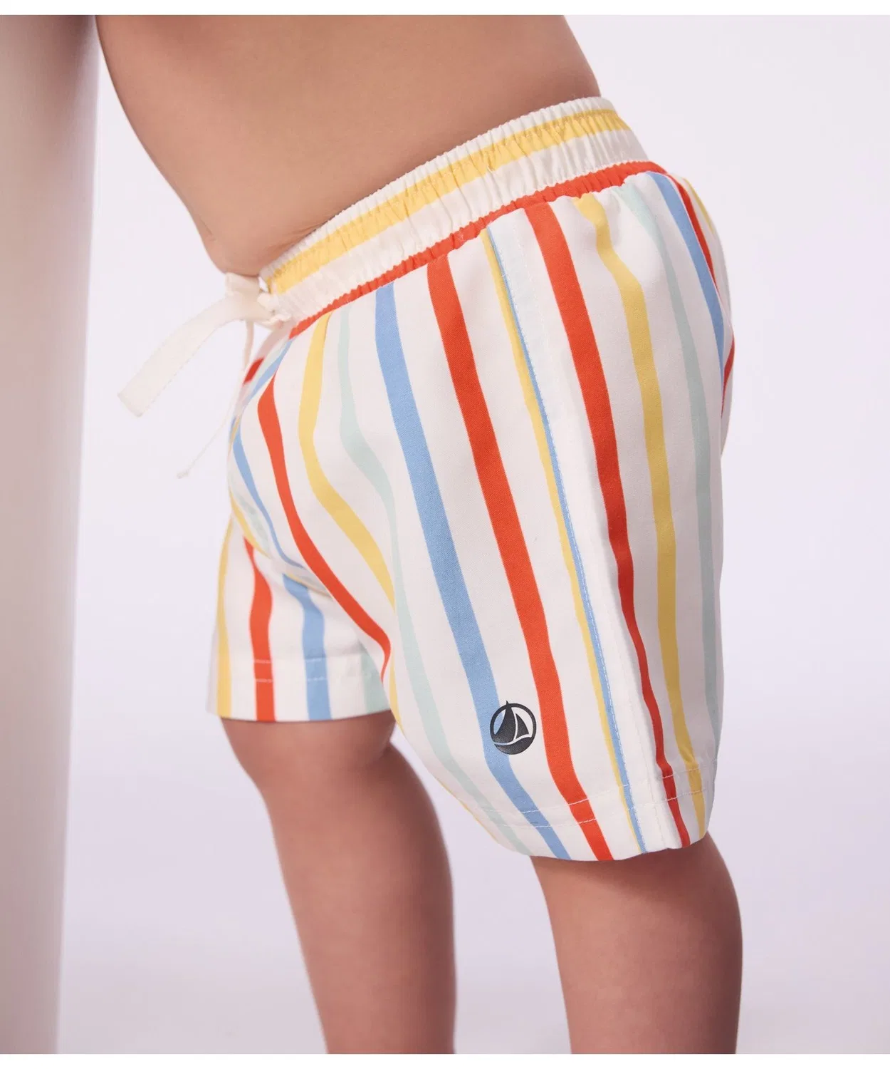 Детские плавки с полосатым принтом PETIT BATEAU, White