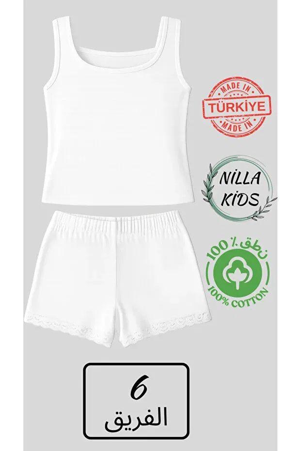 Детский комплект нижнего белья для девочек хлопковый Nilla kids cute Roft & Pink, Black — фото 2