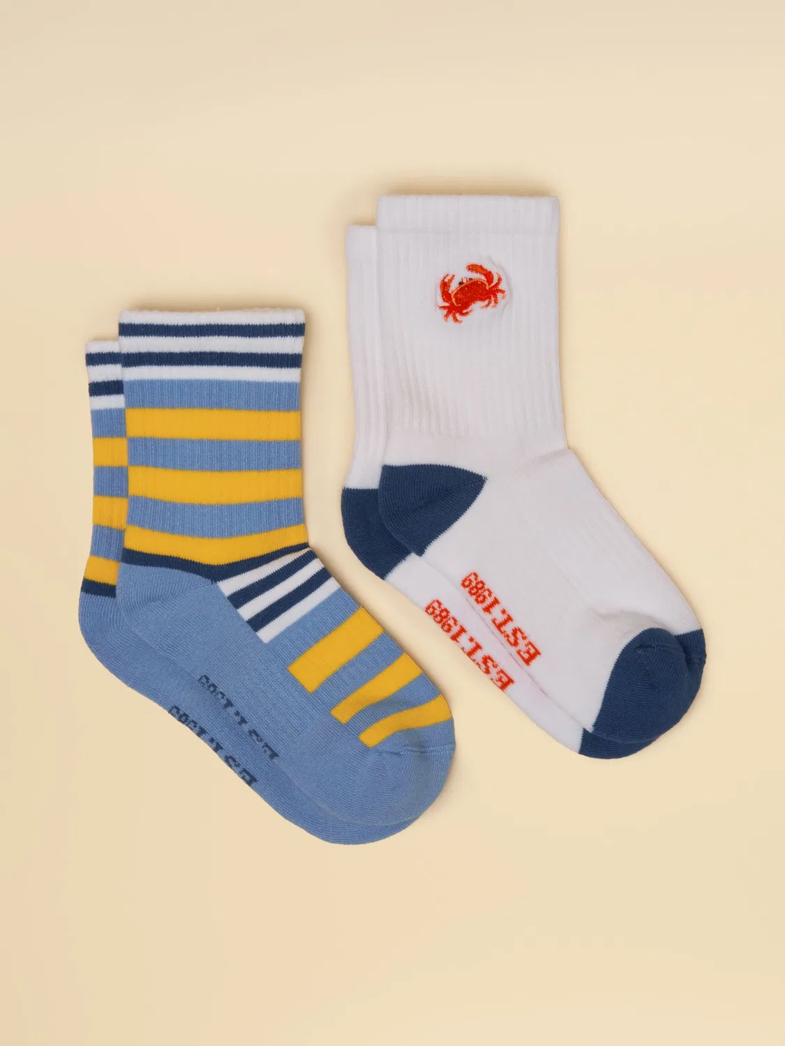 Носки теннисные, набор из 2 пар Joules, синие