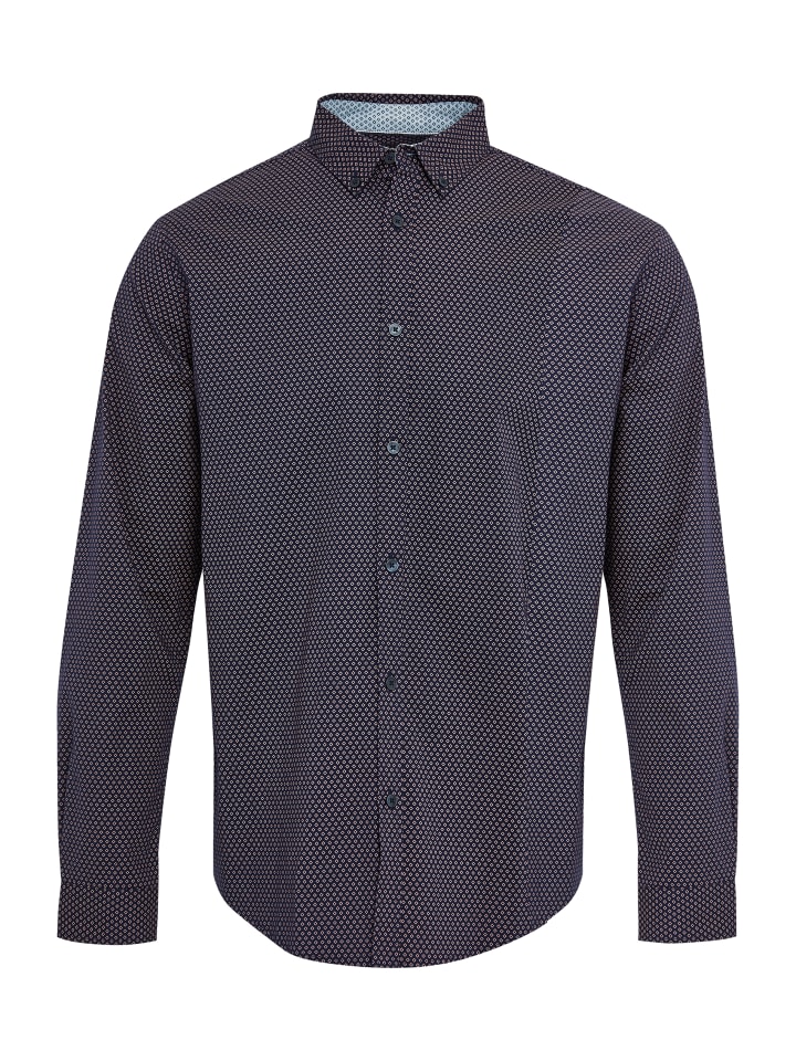 

Рубашка Threadbare, цвет navy_pink