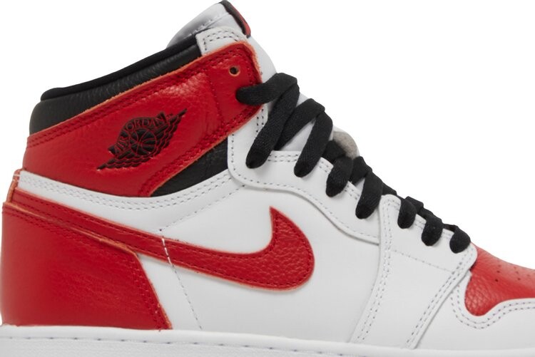 Кроссовки Air Jordan 1 Retro High OG GS Heritage, красный — фото 2