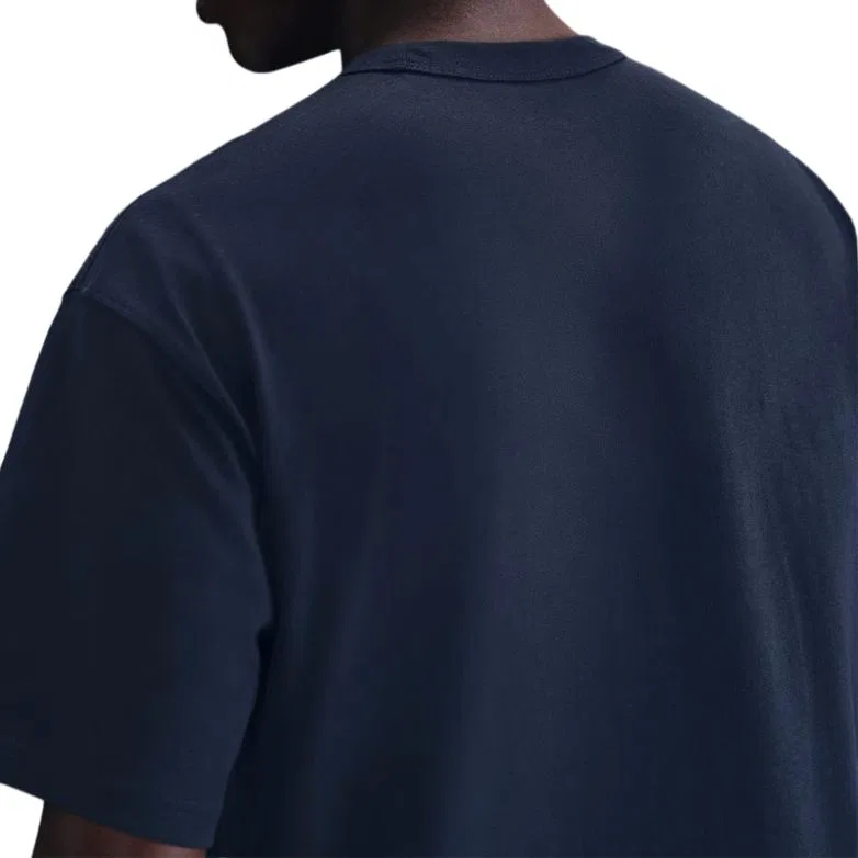 Мужская футболка с круглым вырезом, средняя посадка, Blue Black, Nike — фото 3