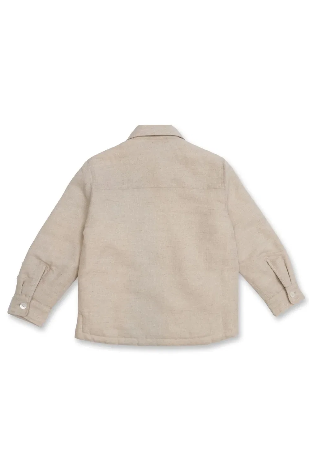 Рубашка-оверсайз с длинным рукавом из льняной смеси Jacquemus, Beige — фото 2