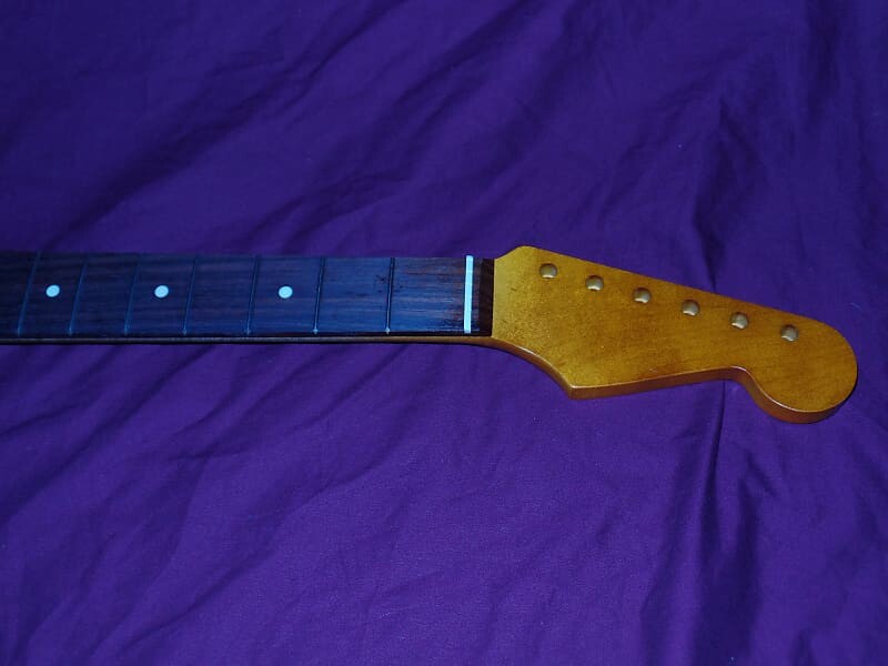 

21 лад Relic 7.25 C Stratocaster Vintage Allparts Fender Лицензированный гриф из палисандра Stratocaster Neck