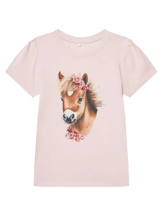 Футболка standard fit Hani Name It, розовый