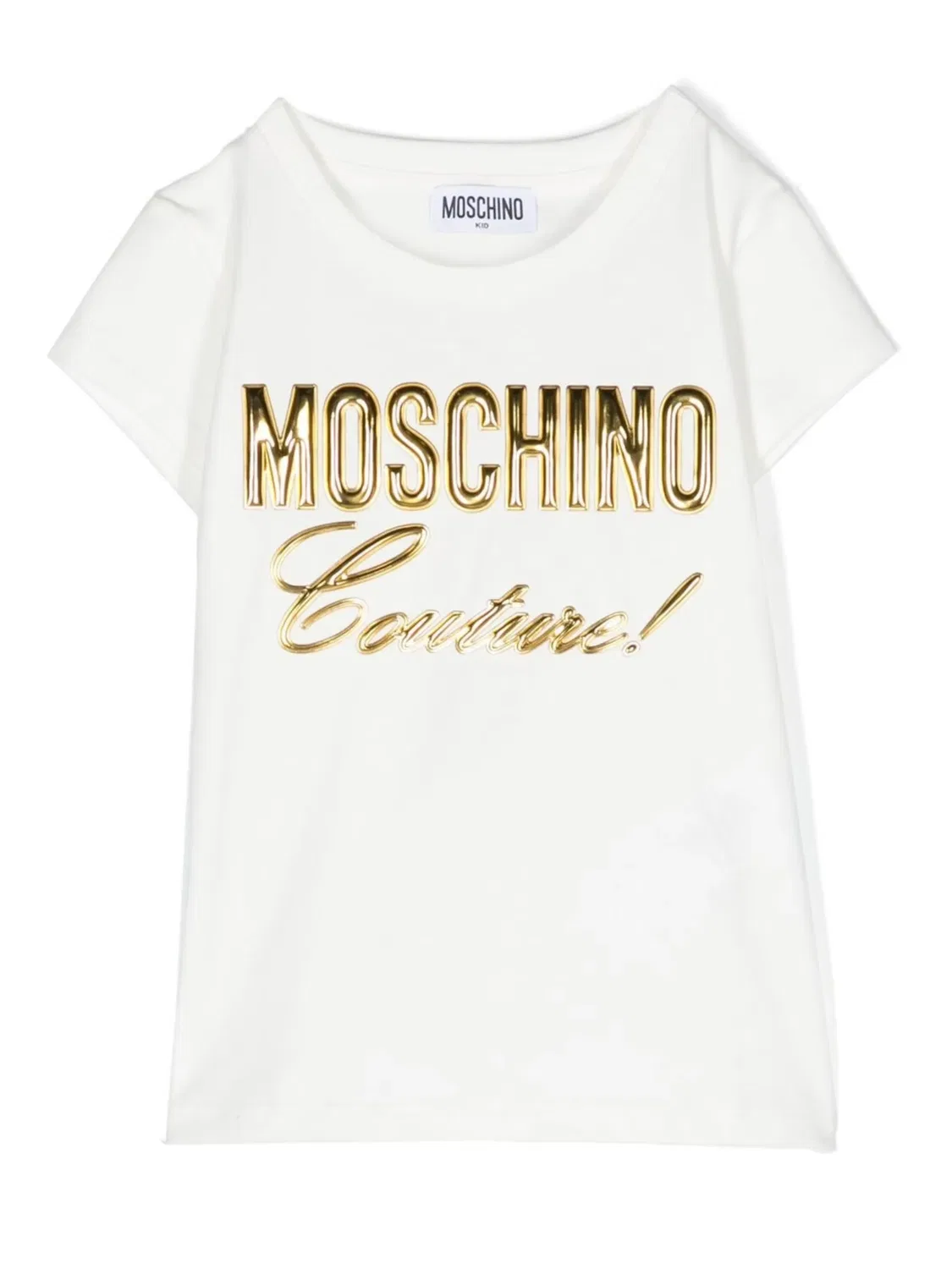 Футболка с логотипом Moschino, белый