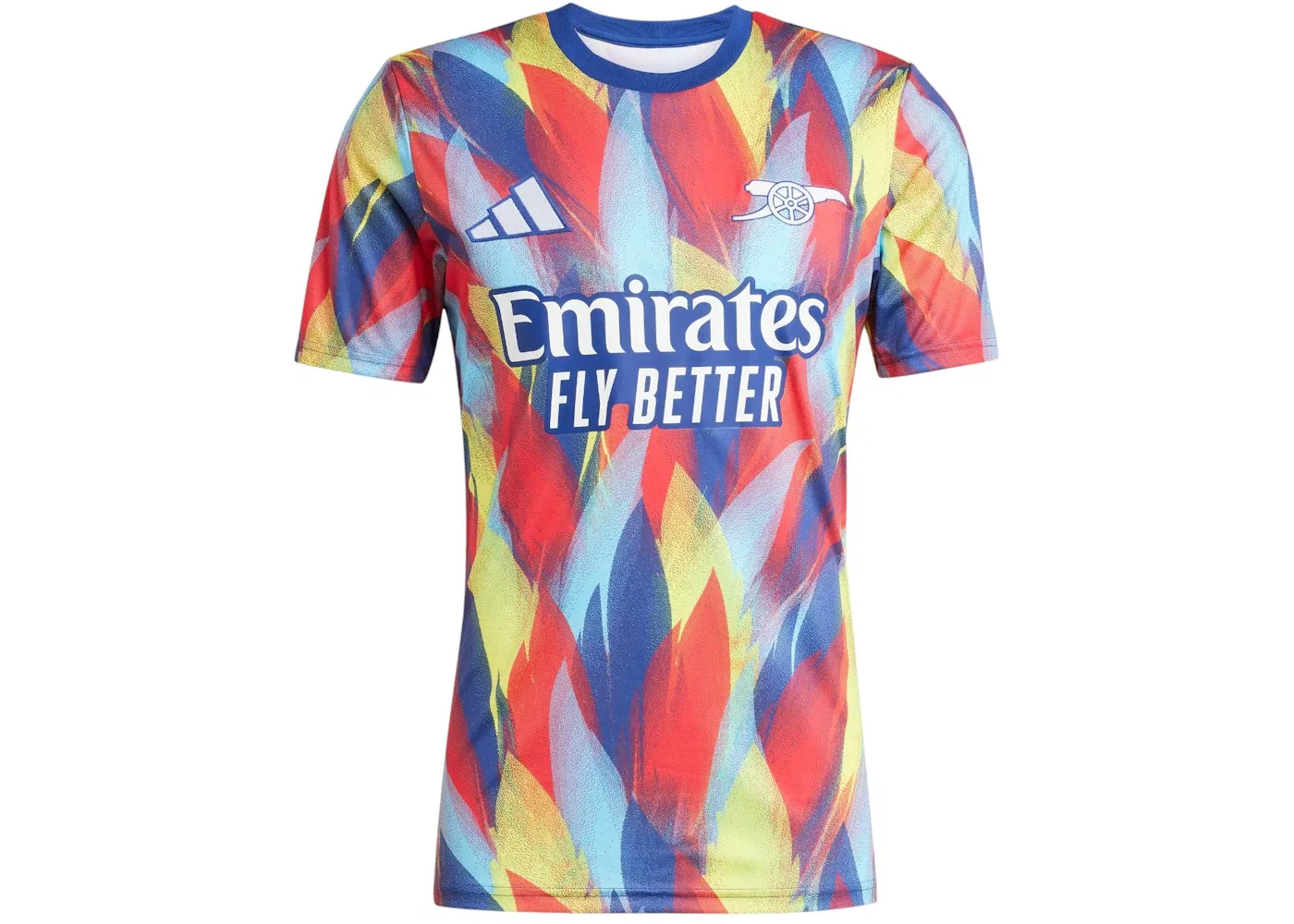 Мужская футбольная джерси с длинным рукавом Jersey Adidas, Victory Blue Pure Ruby Bright Yellow Bright Cyan