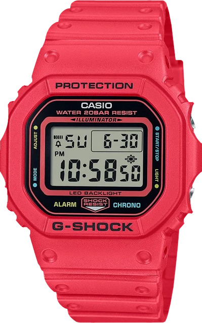 

Часы Casio G-Shock, арт. DW-5600EP-4, красный