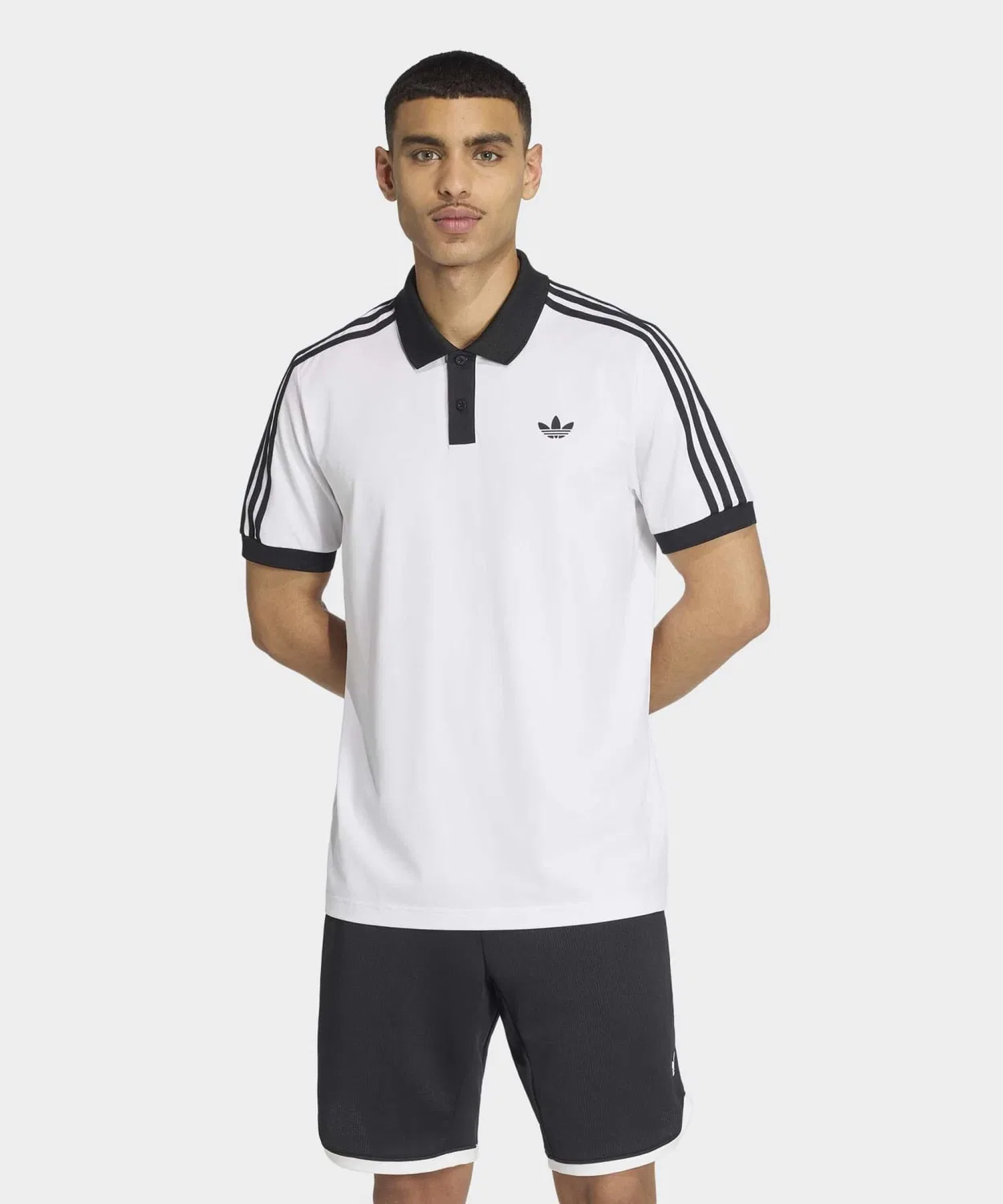Мужская хлопковая поло с коротким рукавом Tennis Classic Adidas, White
