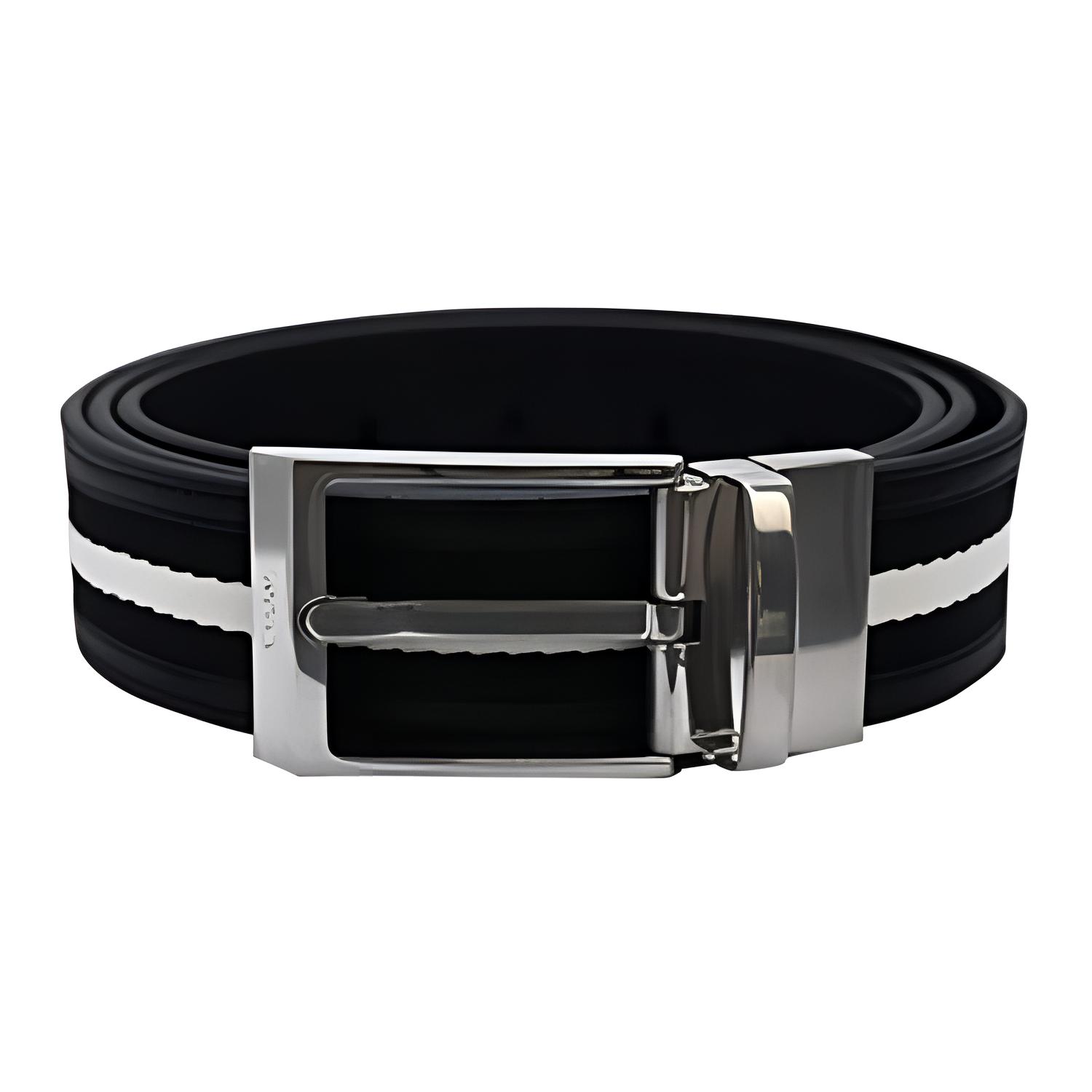 

BALLY Шиффи реверсивный пояс в полоску, Black