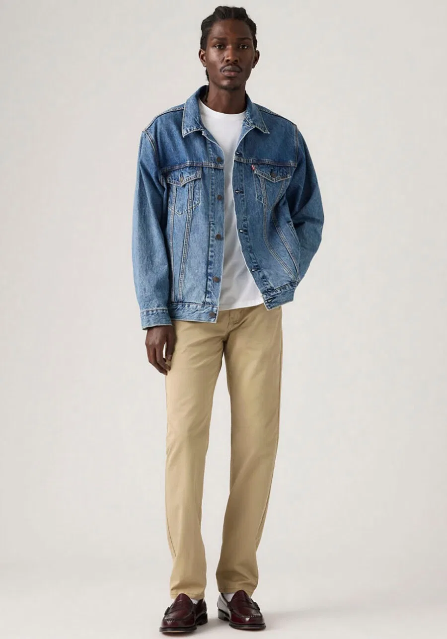 Джинсы LEVI'S Slim fit, цвет песочный — фото 4