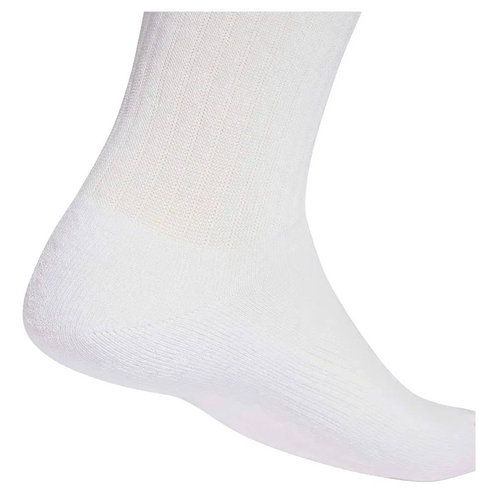Женские носки с высоким голенищем с принтом 3 Stripes Football Knee Adidas Originals, White — фото 4
