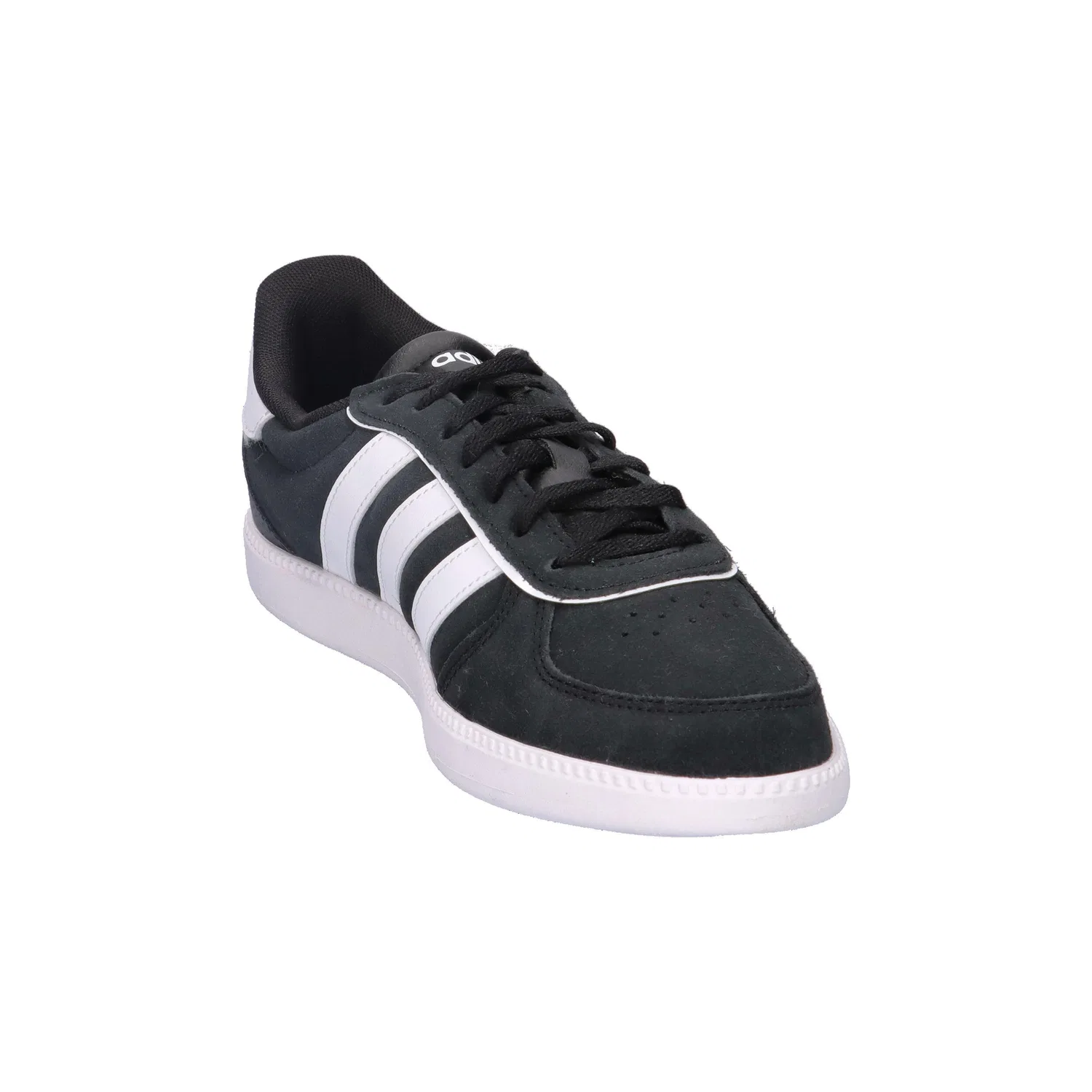 Детские кроссовки для девочек с замшевым верхом BREAKNET SLEEK J Adidas, Schwarz / Weiss / Schwarz — фото 2