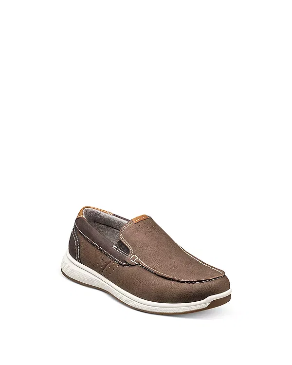 Детские слипоны с мыском Moc Toe Florsheim Kids, Mushroom