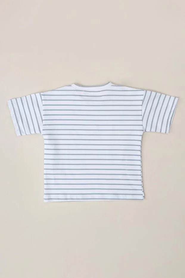 Детская футболка для мальчиков с длинным рукавом Mioma Kids, Blue — фото 4