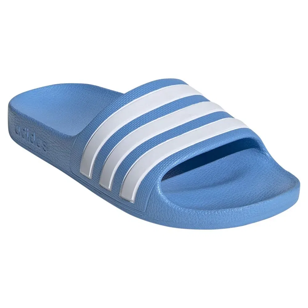 Сланцы Adilette Aqua Adidas, синий — фото 4