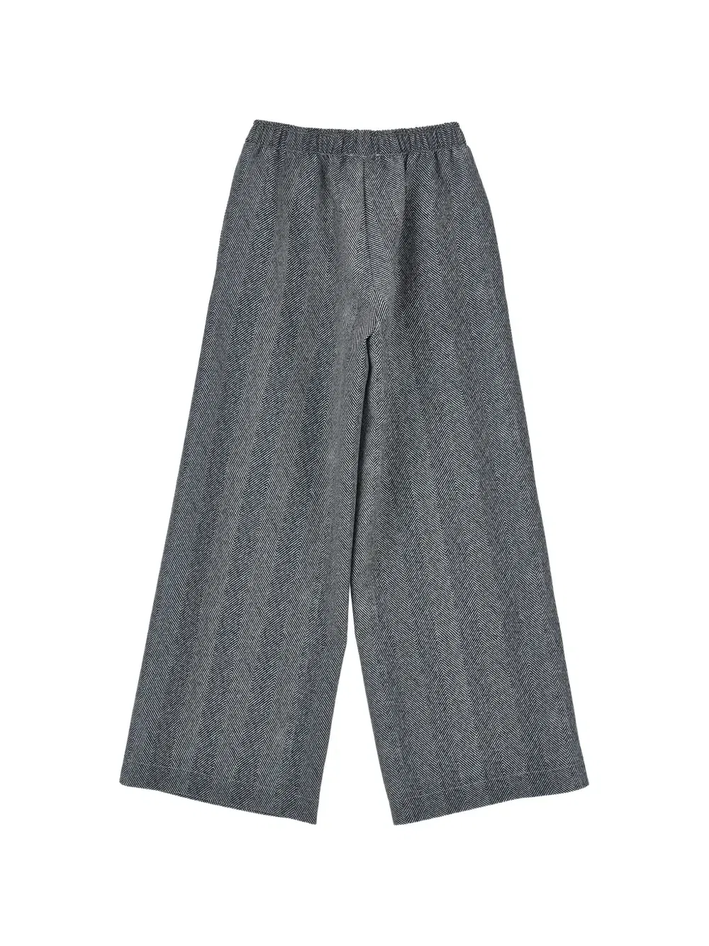 Брюки в елочку с эластичным поясом Ermanno Scervino Junior, серый — фото 2