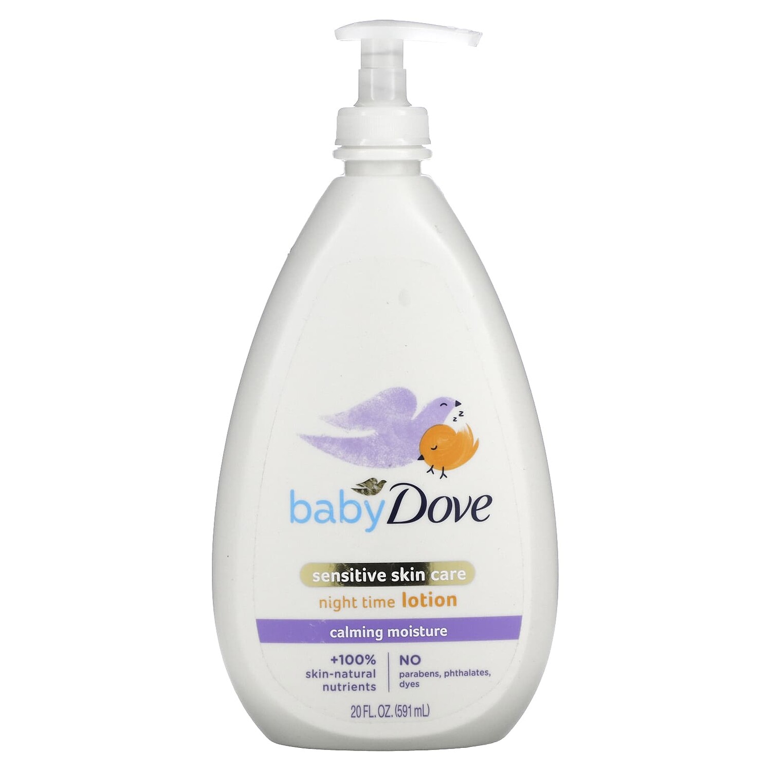 

Ночной Лосьон Dove для детей, уход для чувствительной кожи, 591 мл