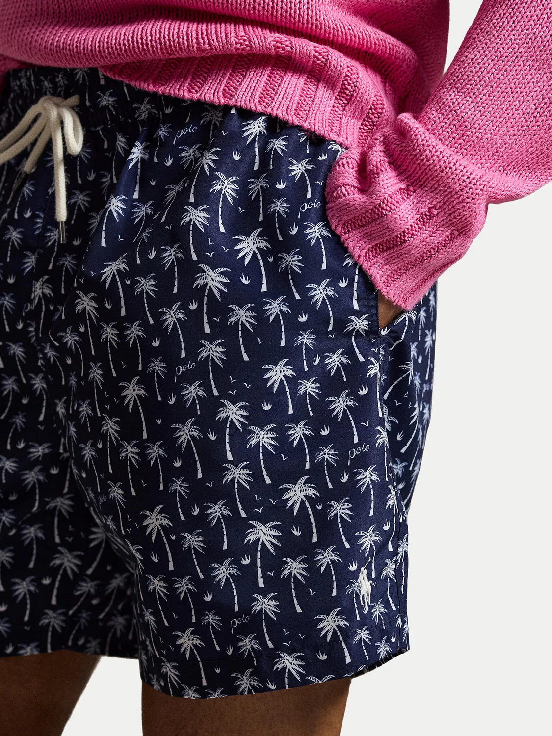 Мужские плавки классического кроя Polo Ralph Lauren, темно-синий — фото 4