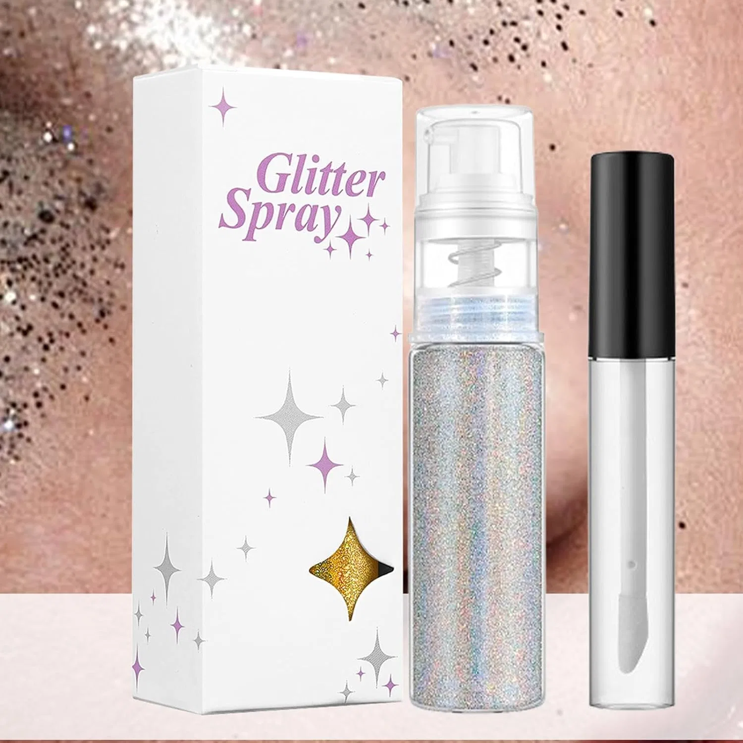 Спрей для тела и волос с блестками Glitter Body Spray, 60 мл — фото 3