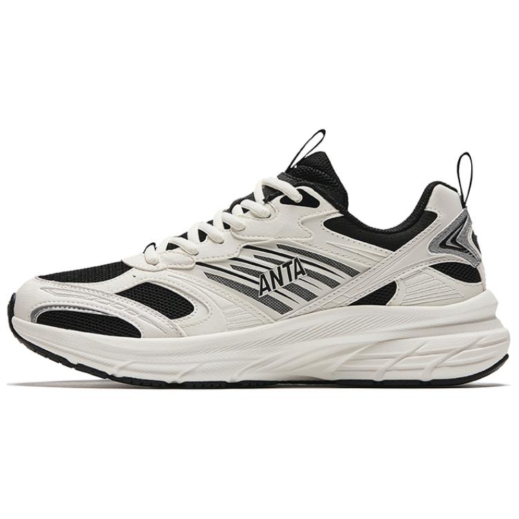 

Кроссовки Anta Cushioning с низким верхом, износостойкие, мужские, белые, черные