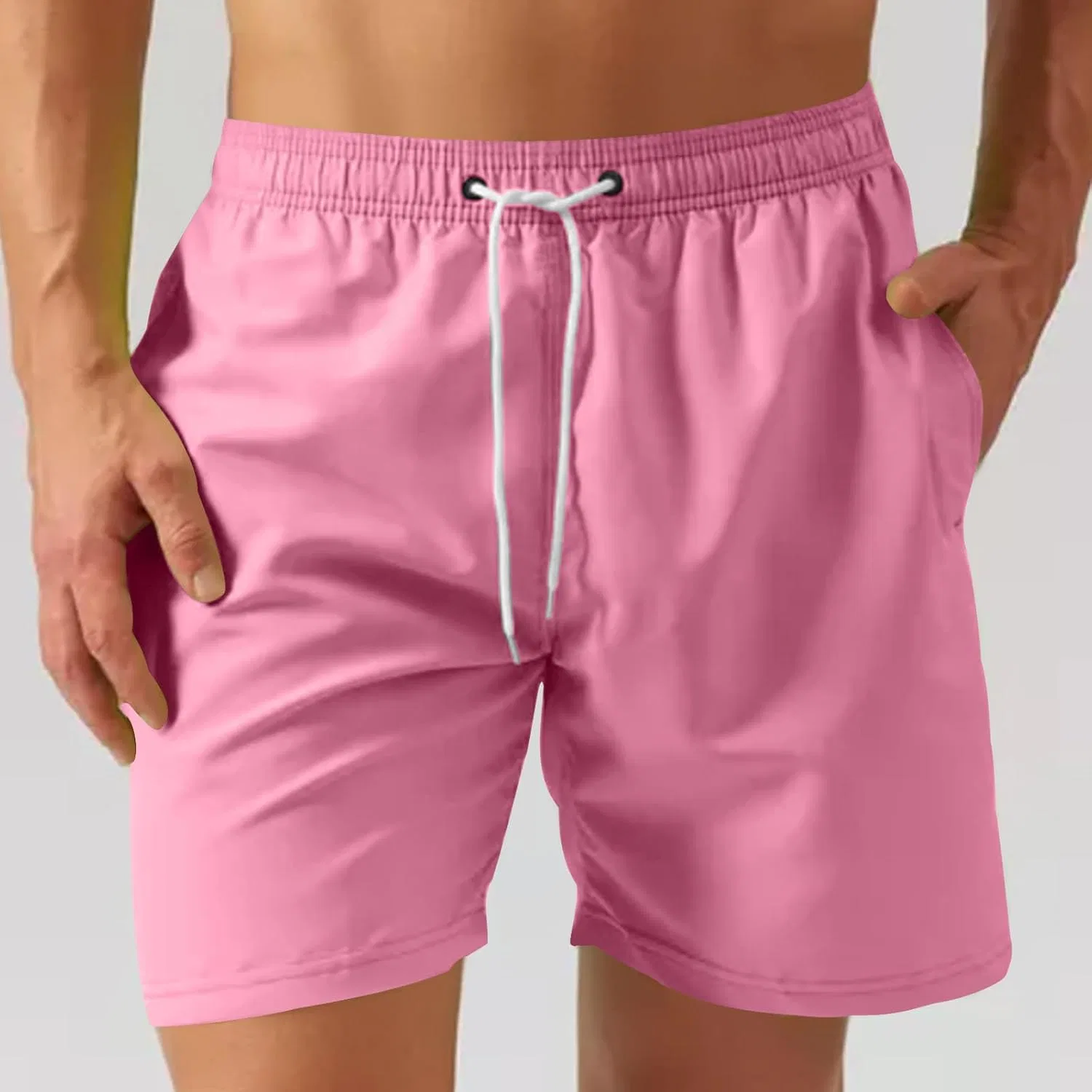 Мужские шорты для бега Athletic Running Shorts, Pink — фото 2