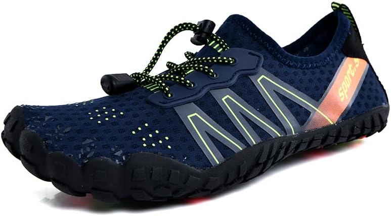 

Водные тапочки для мужчин и женщин, обувь, для пляжа и бассейна, быстро сохнущая, для дайвинга, серфинга, каньонинга, йоги, аэробики Zhogize, синий