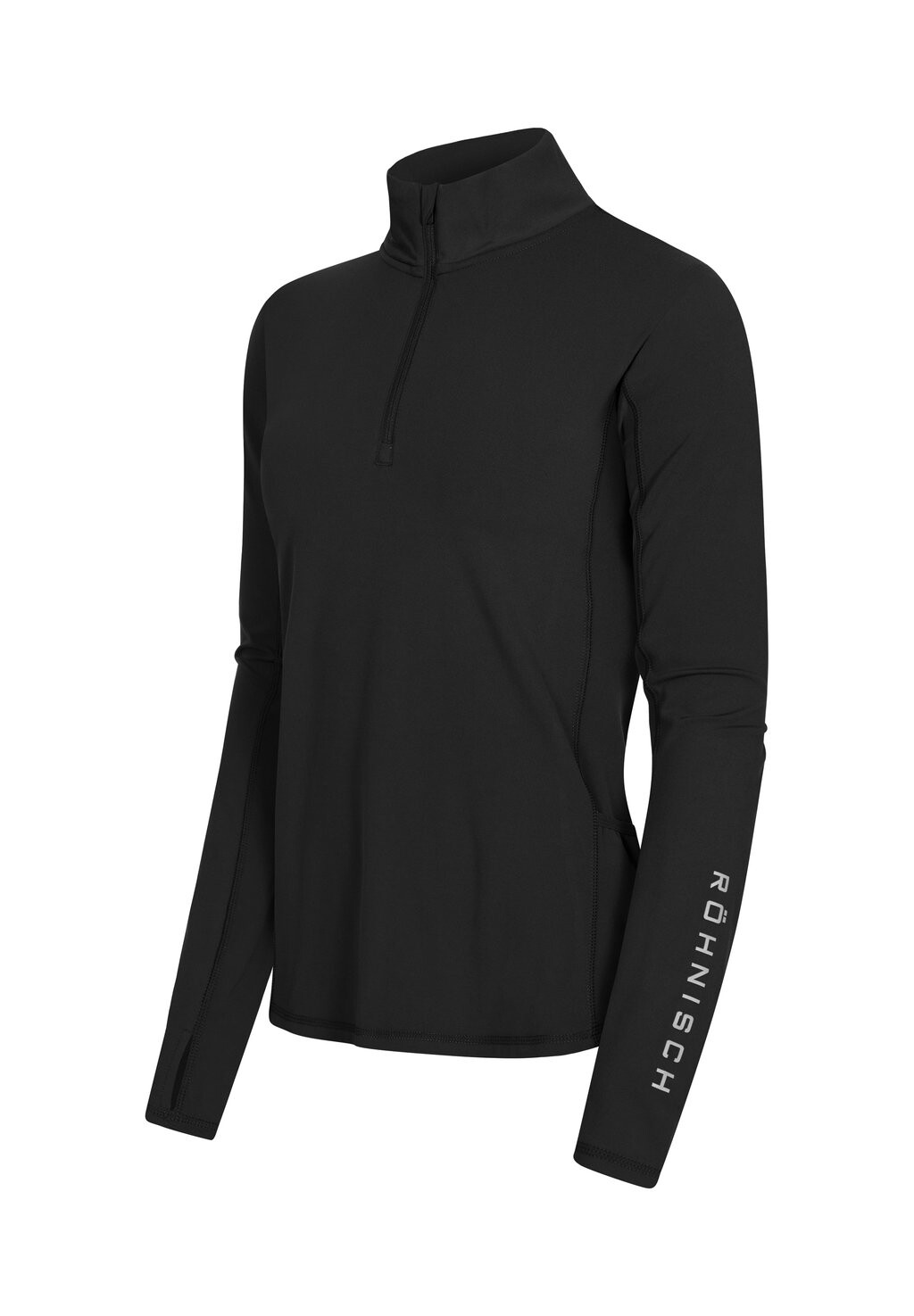 

Топ с длинными рукавами WARMING TECH HALF ZIP Röhnisch, черный