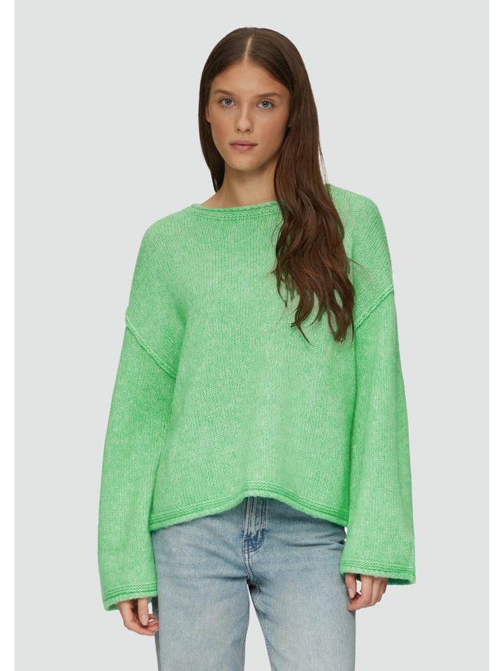

Пуловер s.Oliver Strickpullover langarm, зеленый