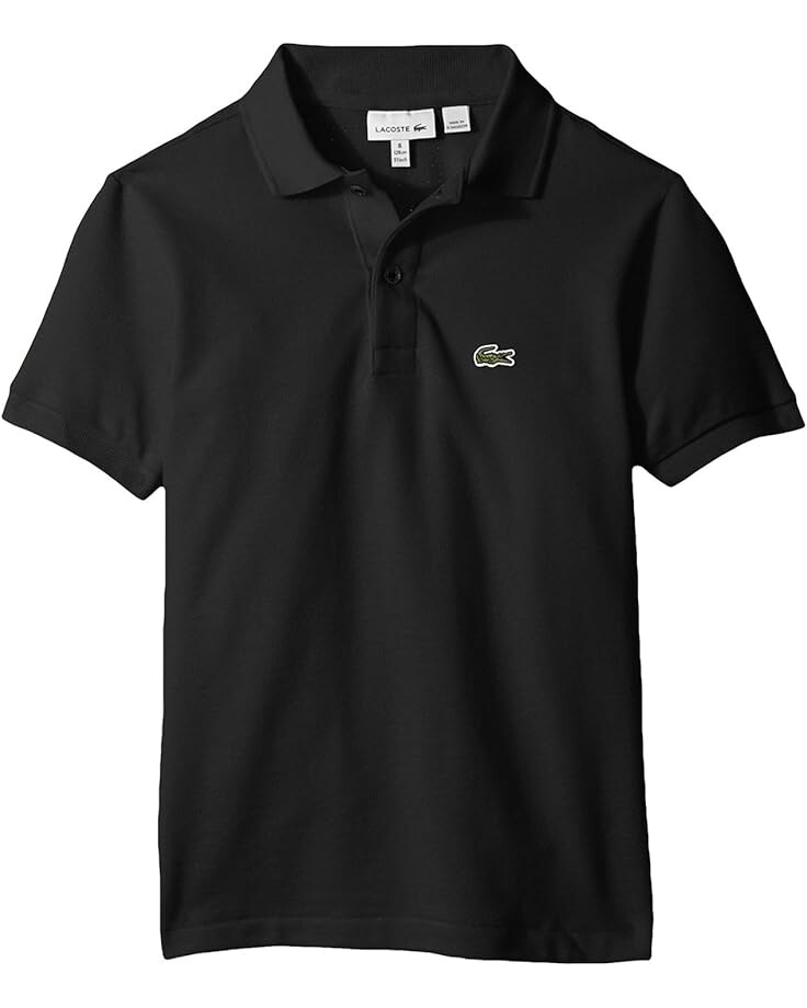 

Поло Lacoste Kids L1812 Short Sleeve Classic Pique Polo, черный