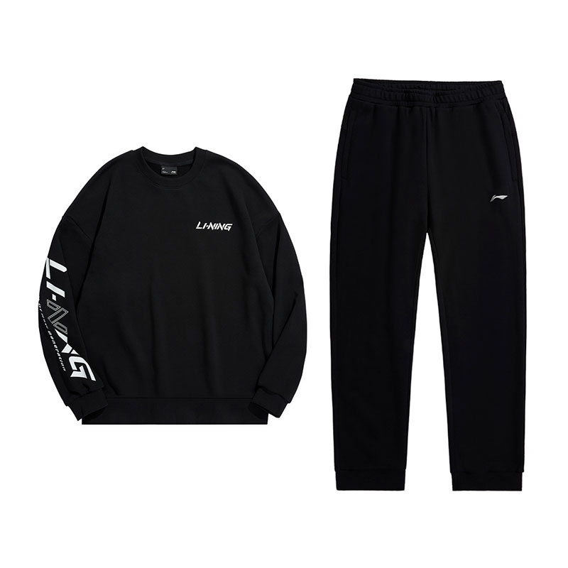 

Комплект из двух предметов: толстовка Li Ning (унисекс)., черный top+черный pants