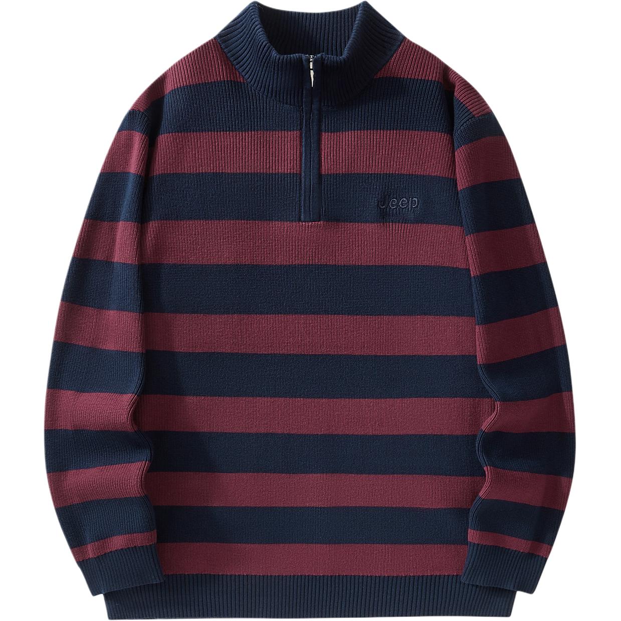 

Трикотажная водолазка Unisex Stand Collar Moderate Others Jeep, розовый красный