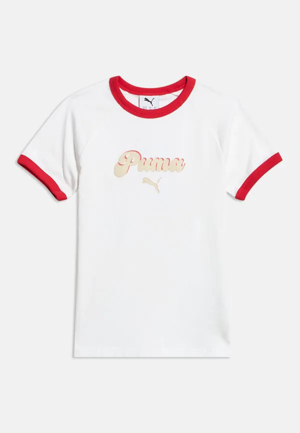Футболка с графическим принтом в стиле «рингер» (унисекс) Puma, White — фото 3