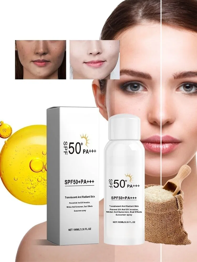 Солнцезащитный спрей для лица SPF50+ PA++ 100 мл Rice Sunscreen — фото 2