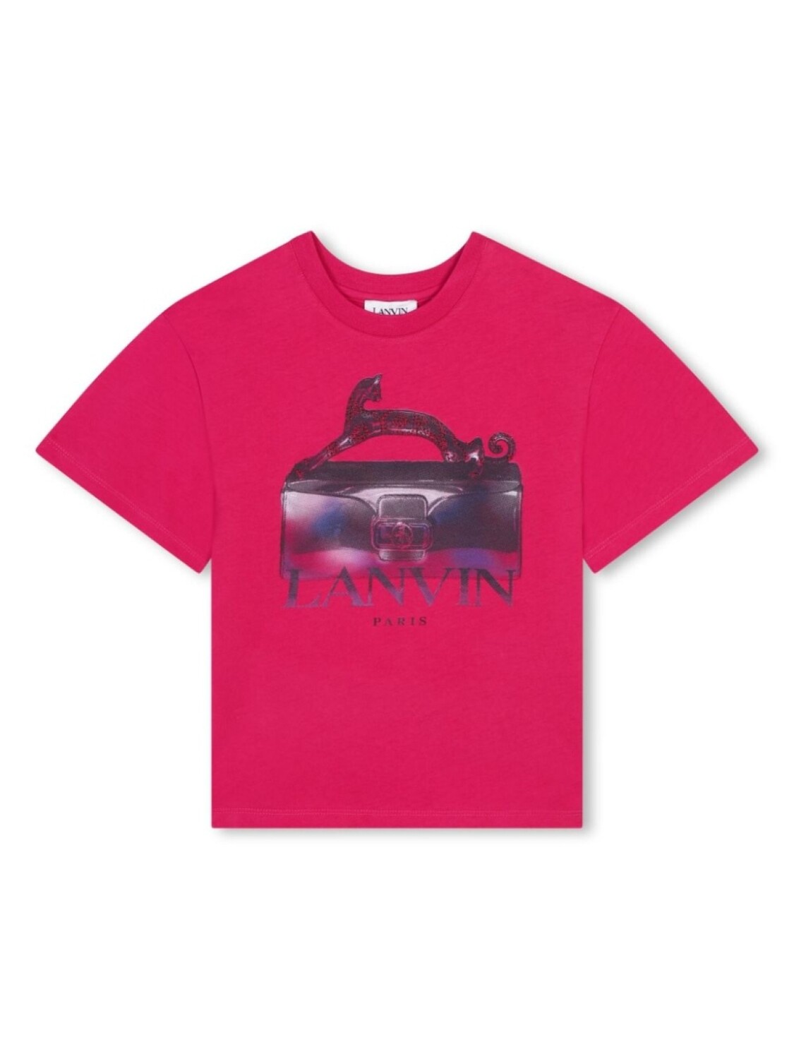 

Lanvin Enfant футболка из хлопка с графическим принтом, розовый
