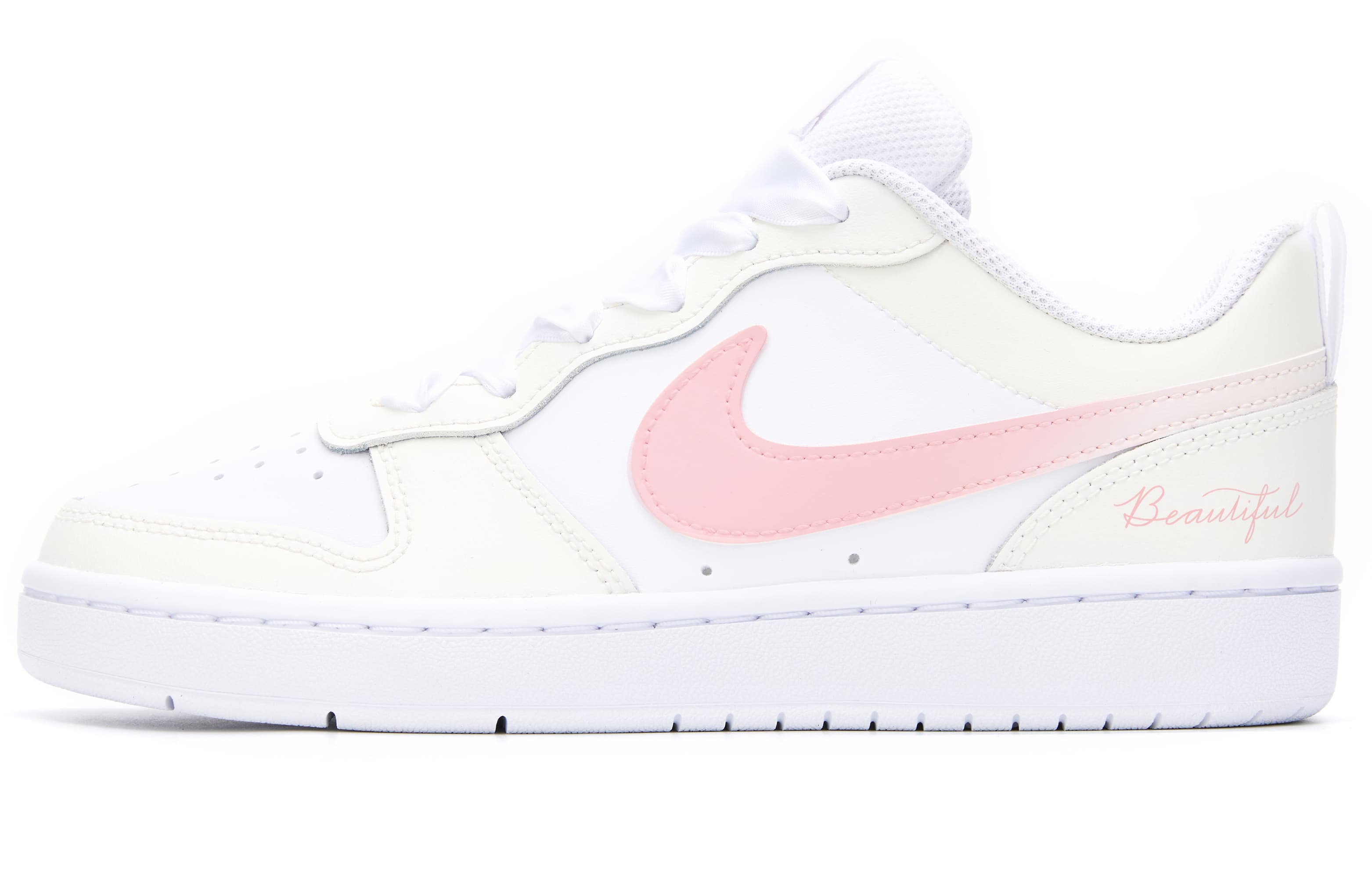 

Детские кроссовки для скейтбординга Court Borough Low 2 Low Top для подростков Nike, Custard