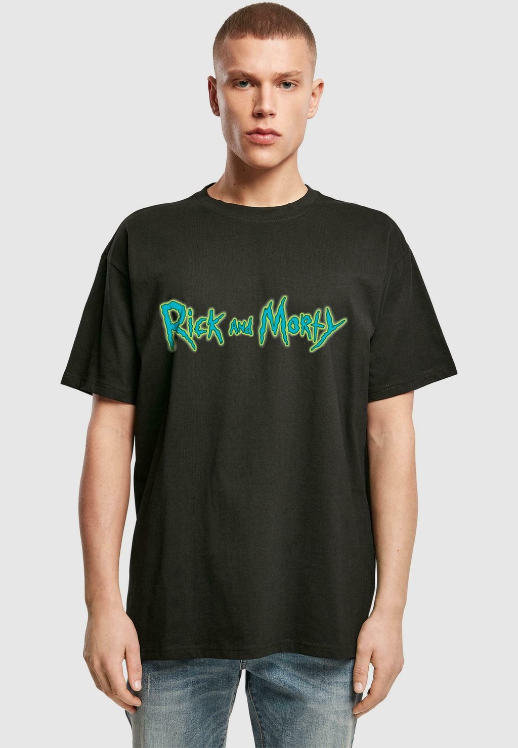 

Футболка с принтом RICK AND MORTY - LOGO GRAPHIC Merchcode, черный