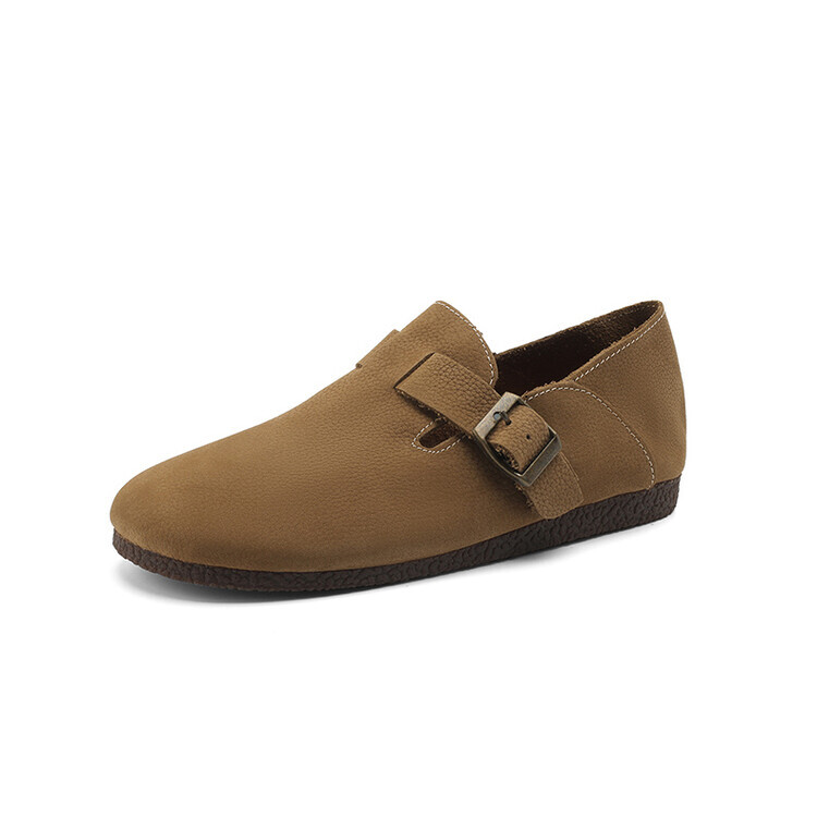 

Туфли женские повседневные Women's Casual Shoes Women's Khaki Qiaoliner