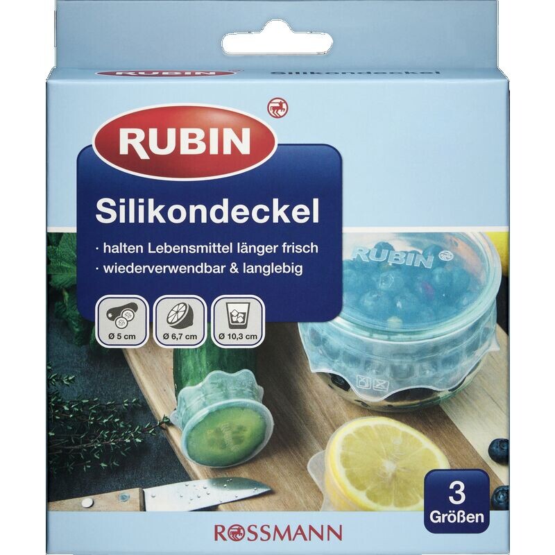 

Силиконовая крышка 3 размера RUBIN, 3 шт.