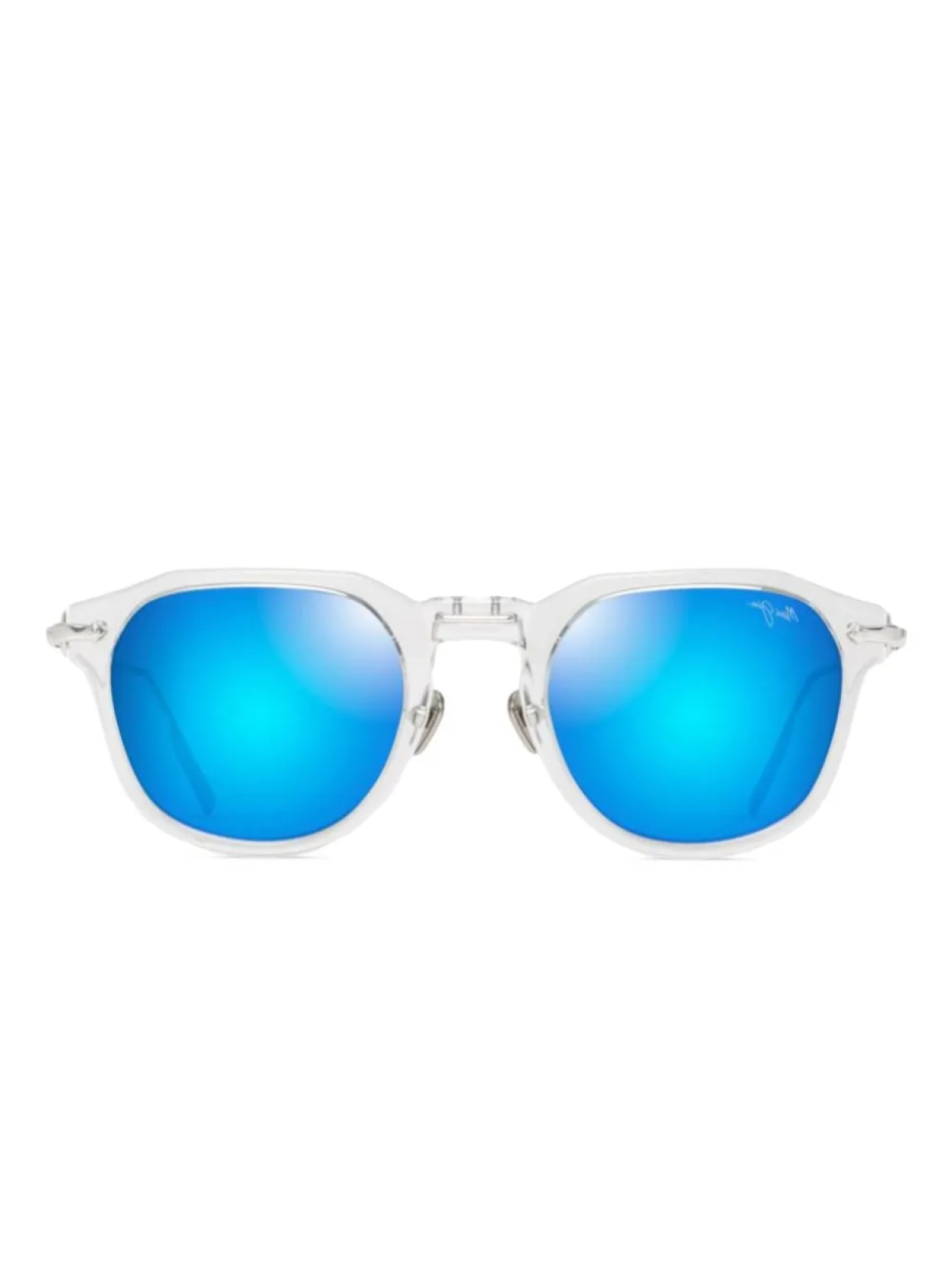

Солнцезащитные очки в квадратной оправе Maui Jim, серебряный