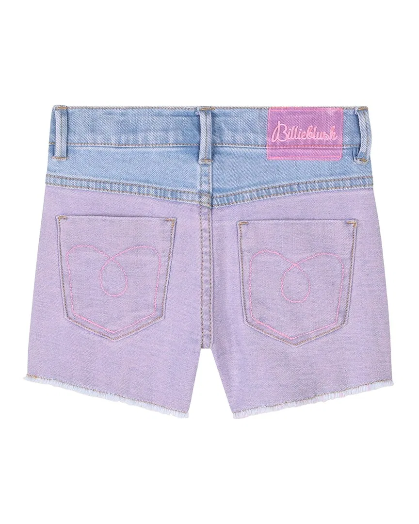 Billieblush Sequin Denim Short, фиолетовый — фото 2