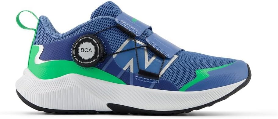 Кроссовки для бега New Balance Kids' DynaSoft Reveal V4 Boa, черный/зеленый/голубой — фото 3