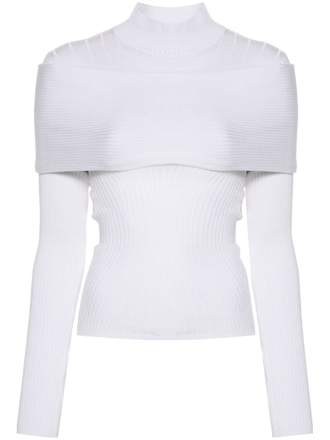 

Mugler трикотажный топ, белый