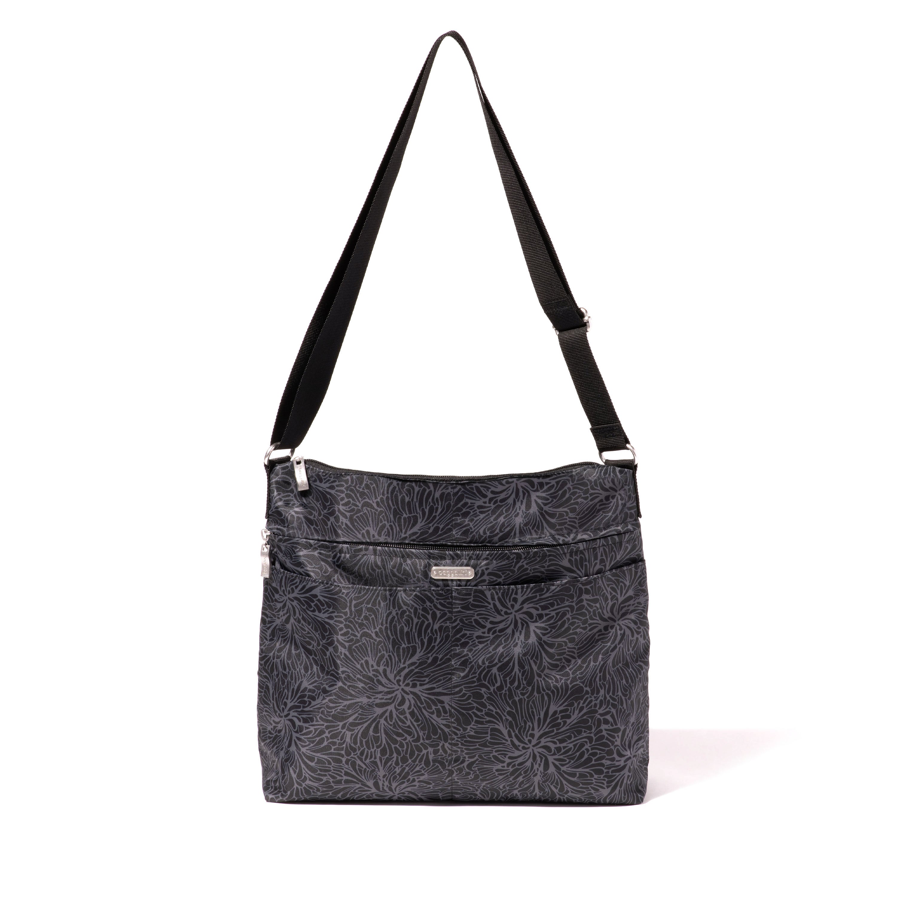 

Baggallini Женская сумка-хобо Voyage Slip Pocket сумка через плечо, цвет midnight blossom print, Синий, Baggallini Женская сумка-хобо Voyage Slip Pocket сумка через плечо, цвет midnight blossom print