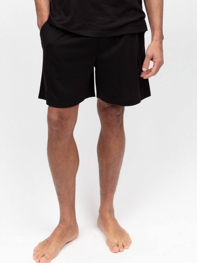 

Хлопковые пижамные шорты из смесовой ткани Modal Cyberjammies, Black