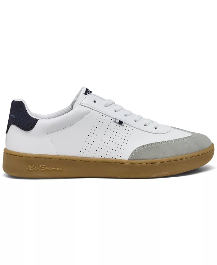 Мужские кеды Glasgow Low Casual от Finish Line Ben Sherman, белый — фото 2