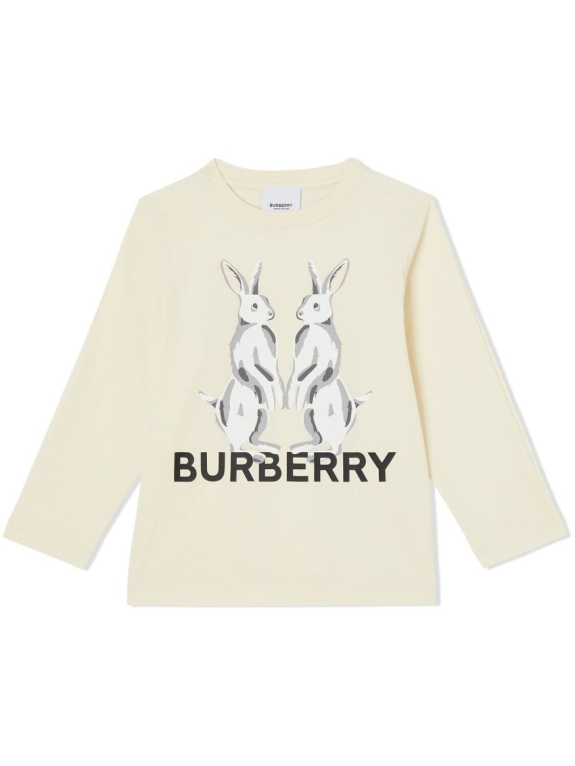 

Burberry Kids футболка с принтом Animal Kingdom, нейтральный цвет
