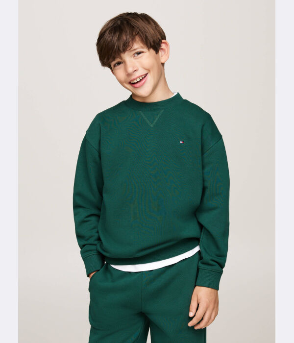 

Свитер вне времени Regular fit Tommy Hilfiger, зеленый